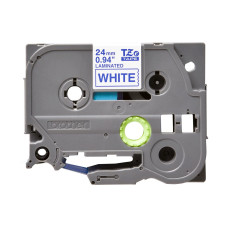Brother Beschriftungsband TZe-253 Blau auf Weiss