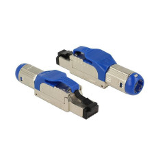 Delock Stecker RJ45 Cat.8 Feldkonfektion, 1 Stück, AWG23-26