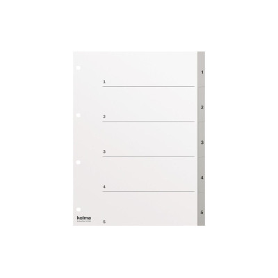 Kolma Register A4 XL KolmaFlex 1-5