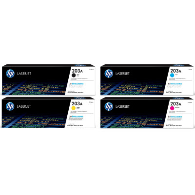 HP Rainbow Kit Nr. 203A (CF540A-CF543A) BL/C/M/Y HP Rainbow Kit Nr. 203A (CF540A-CF543A) BL/C/M/Y