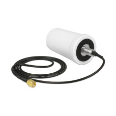 Delock LTE-Antenne Outdoor, IP-67, SMA, Weiss, 1m Kabel