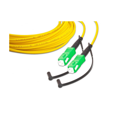 Lightwin LWL-Patchkabel SC/APC-SC/APC, Singlemode, Simplex, 10m