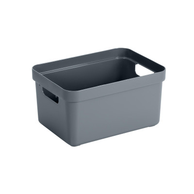 Sigma Home Aufbewahrungsbox 13 l Blau/Grau