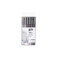 Uni Fineliner PIN  0.1 mm;0.5 mm, Schwarz