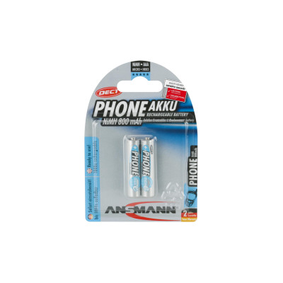 Ansmann Akku 2x AAA 800 mAh für DECT-Phones