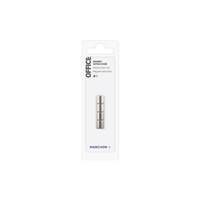 Office Haftmagnet Extra strong rund, 4 Stück