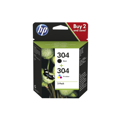 HP Combopack Nr. 304 (Tinte 3JB05AE) C/M/Y/BK