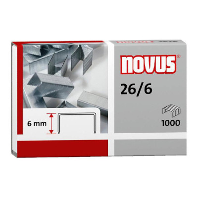 Novus Heftklammer 26/6 1000 Stück