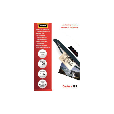 Fellowes Laminierfolie 6.5 x 9.5 cm, 125 µm, 100 Stück, Glänzend Fellowes Laminierfolie 6.5 x 9.5 cm, 125 µm, 100 Stück, Glänzend