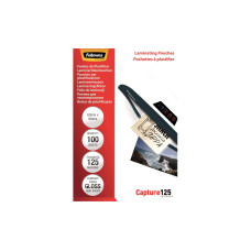 Fellowes Laminierfolie 60 x 90 mm, 125, 100 Stück, Glänzend Fellowes Laminierfolie 60 x 90 mm, 125, 100 Stück, Glänzend