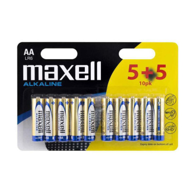 Maxell Europe LTD. Batterie AA 5+5 Stück
