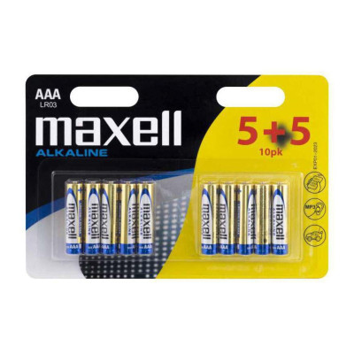 Maxell Europe LTD. Batterie AAA 5+5 Stück