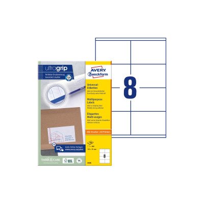 Avery Zweckform Universal-Etiketten 3426 105 x 70 mm Avery Zweckform Universal-Etiketten 3426 105 x 70 mm