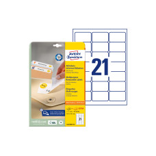 Avery Zweckform Universal-Etiketten L6023REV-25 63.5 x 38.1 mm Avery Zweckform Universal-Etiketten L6023REV-25 63.5 x 38.1 mm