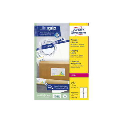 Avery Zweckform Versand-Etiketten L7169-100 99,1 x 139 mm Avery Zweckform Versand-Etiketten L7169-100 99,1 x 139 mm
