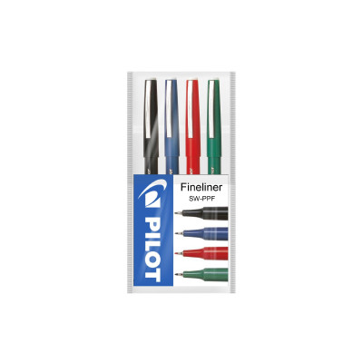 Pilot Fineliner Marker Pen Extrafein, Schwarz