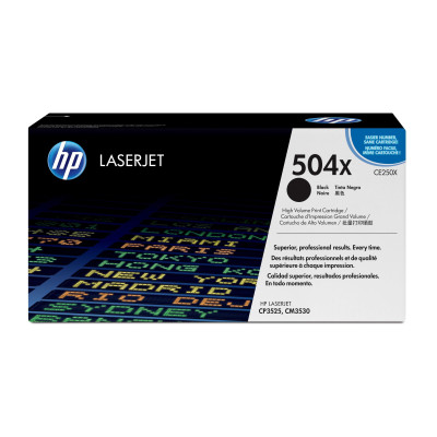 HP Toner Nr. 504X (CE250X) Black