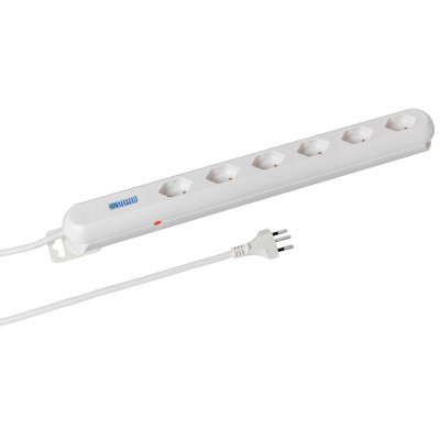 STEFFEN Steckdosenleiste STEBA LINEA PLUS 6 × T13