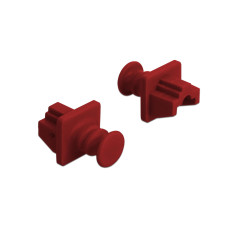 Delock Blindstecker RJ45 10 Stück, rot