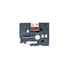 Brother Beschriftungsband TZE-RW54 Gold auf Rot, 24mm