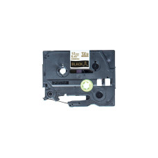 Brother Beschriftungsband TZE-R334 Gold auf Schwarz