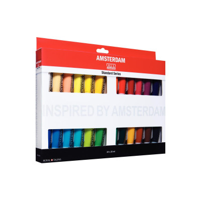 Amsterdam Acrylfarbe Standard Serie Introset 3, 24 x 20 ml