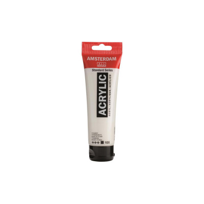 Amsterdam Acrylfarbe Standard Series Titanweiss Deckend, 120 ml