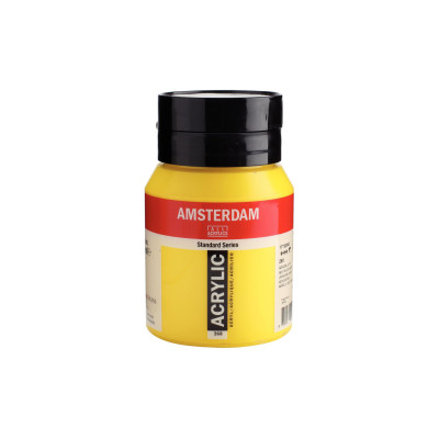 Amsterdam Acrylfarbe Standard Series Azogelb H halbdeckend, 500 ml