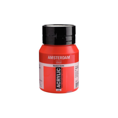Amsterdam Acrylfarbe Standard Series Pyrrolrot halbdeckend, 500 ml