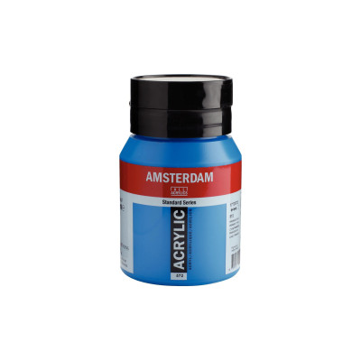 Amsterdam Acrylfarbe Standard Series Primärzyan halbtransp. 500 ml