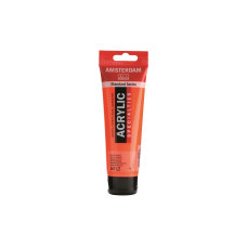 Amsterdam Acrylfarbe Standard Series Reflexorange Halbtransp, 120 ml