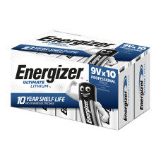 Energizer Batterie Ultimate Lithium 9V Block 10 Stück