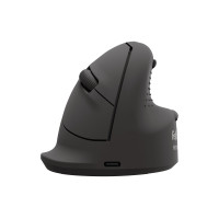 Fellowes Workplace Vertikalmaus Breyta Plus+ Rechtshänder, Klein, Schwarz